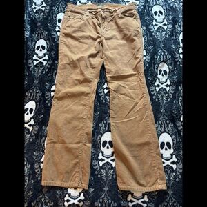 J.Crew Corduroy Pants – Tan Brown Straight Leg Corduroy Jeans – Size 8S